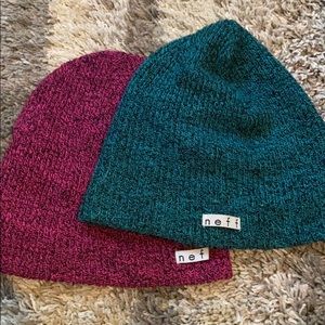 Set of 2 Nef/Neff beanies hats women’s